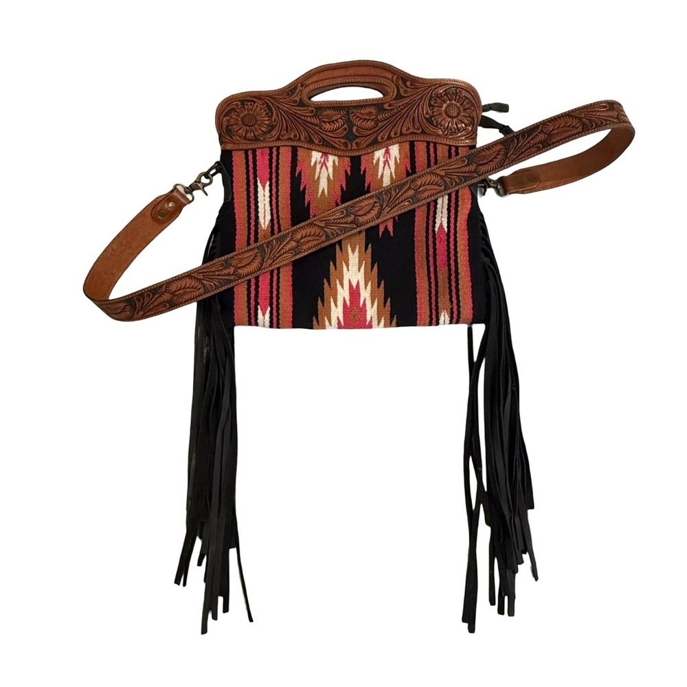 American Darling Tooled Leather Concealed Carry Crossbody